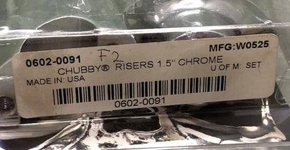 Wild 0602-0091 Chubby Risers 1.5" New Genuine