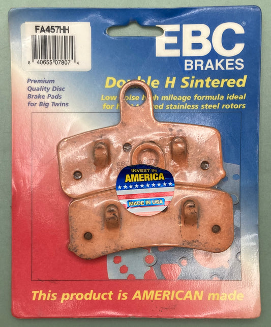 New Genuine EBC FA457HH Premium Quality Sintered Metal Harley/Buell Brake Set