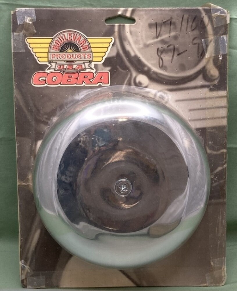 New Genuine Cobra 06-0120 Cover, Horn, Chrome VT1100 87-96