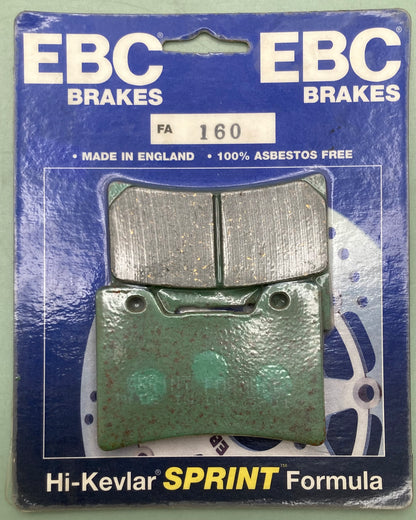 New Genuine EBC FA160 Organic Base FA Brake Pad Set