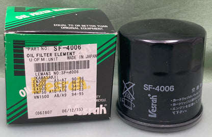 QTY 3 New Genuine Vesrah SF-4006 Oil Filter Element