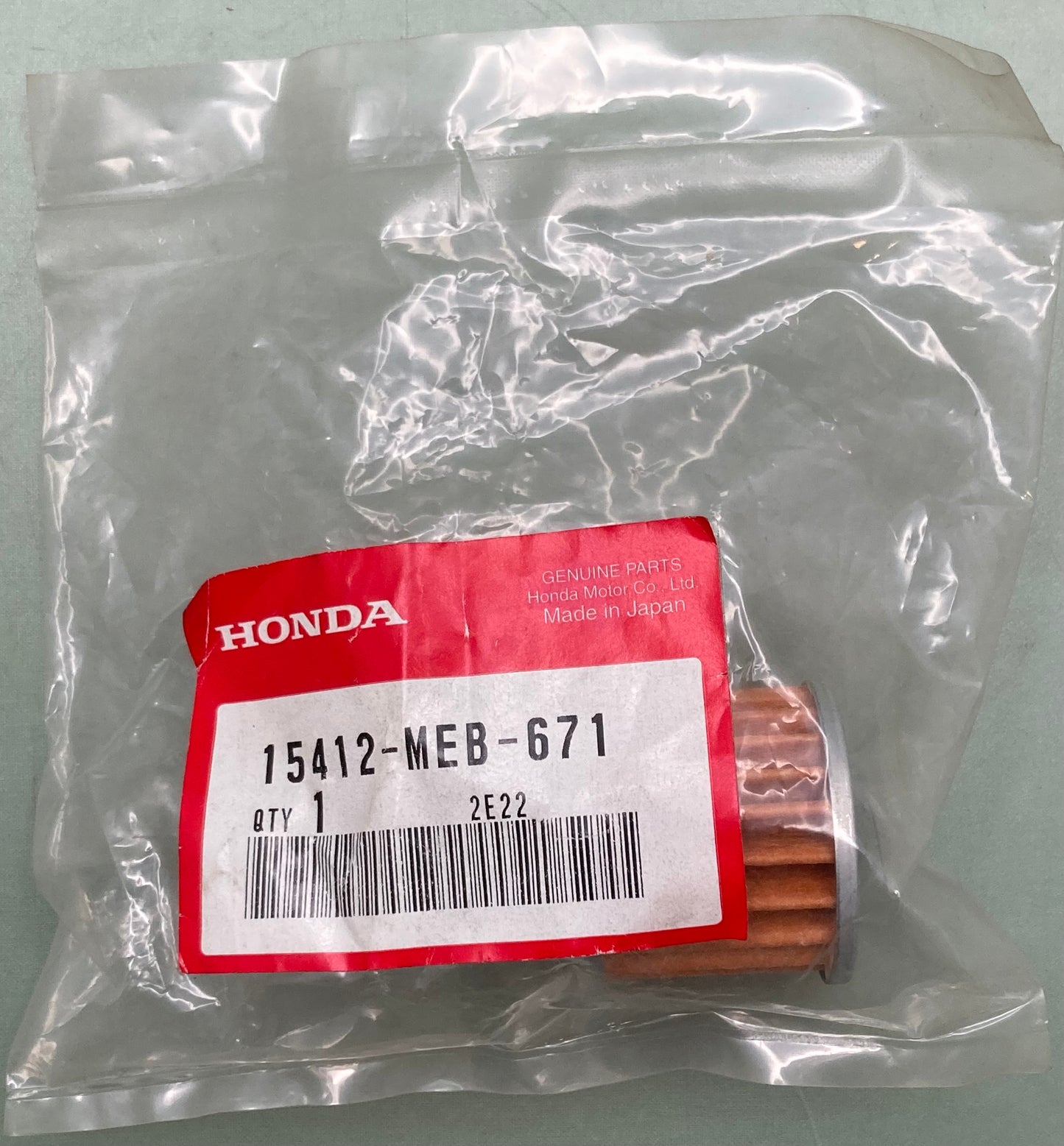 New Genuine Honda 15412-MEB-671 Oil Filter