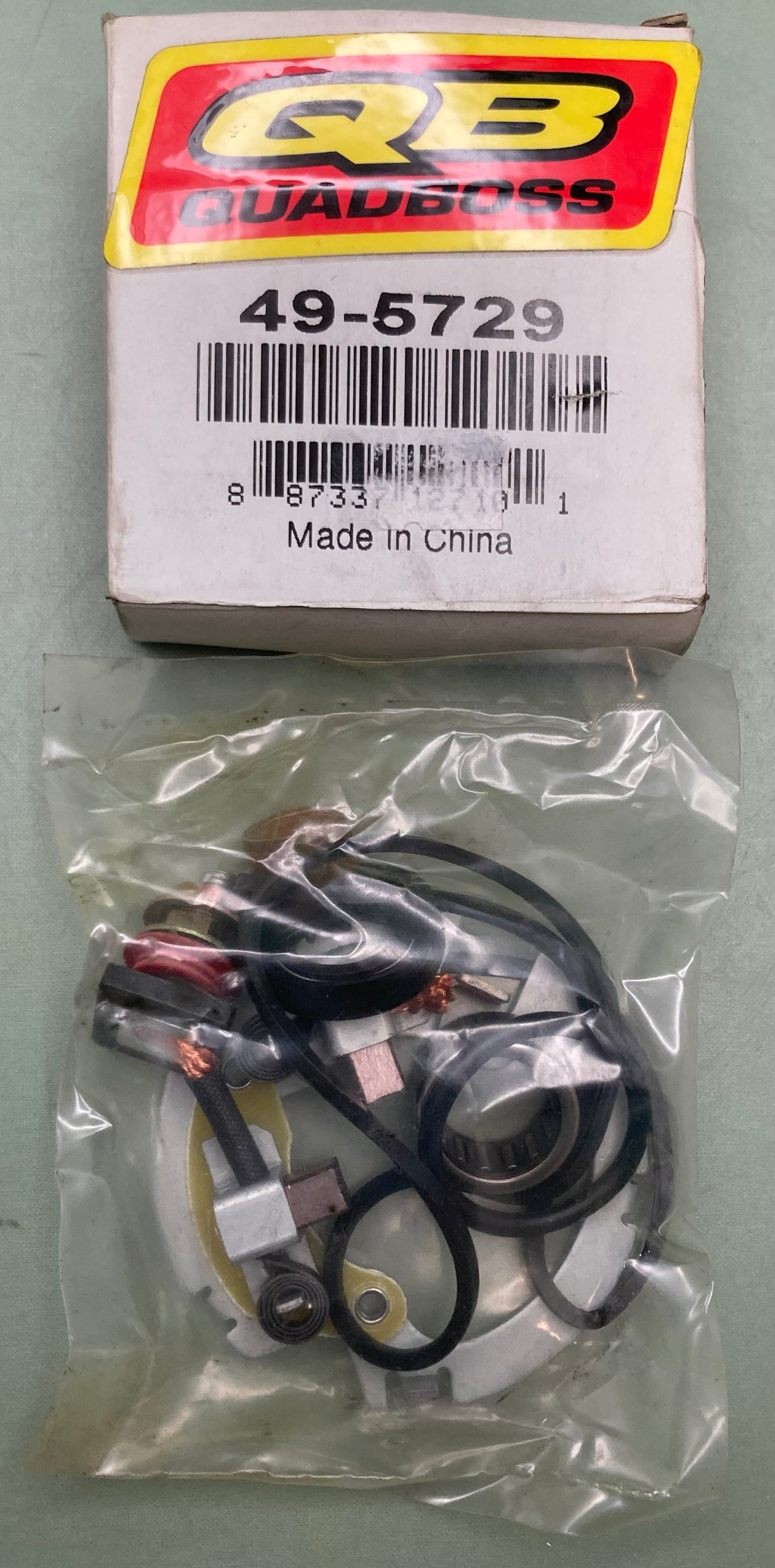 New Genuine Quadboss 49-5729 Starter Rebuild Kit w/ Brush Holder