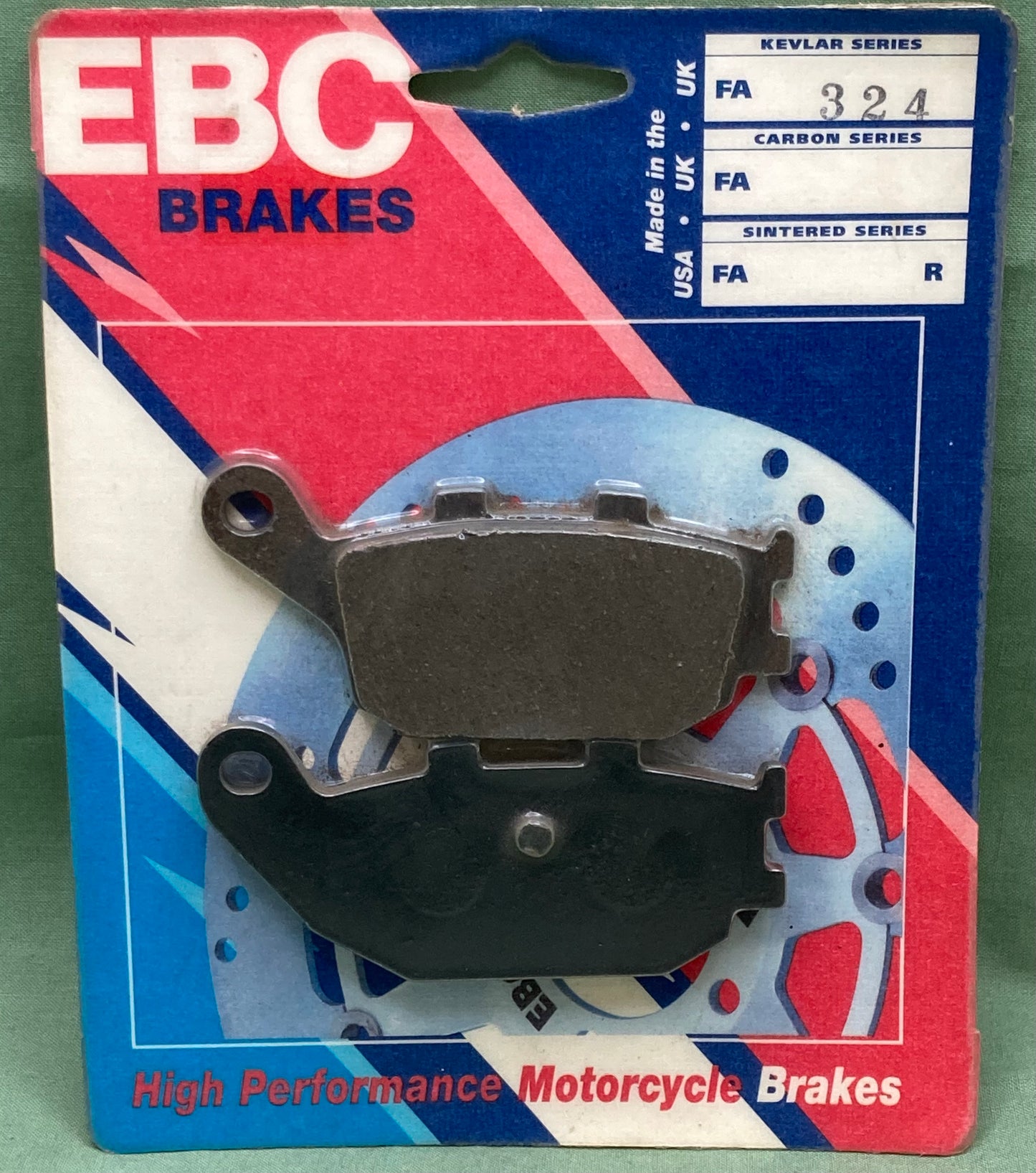 New Genuine EBC FA324 High Performance Motorcycle Brake Set