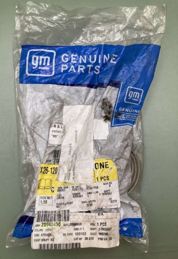 New Genuine GM 20940430 Driver Side Hood Open Assist Spring
