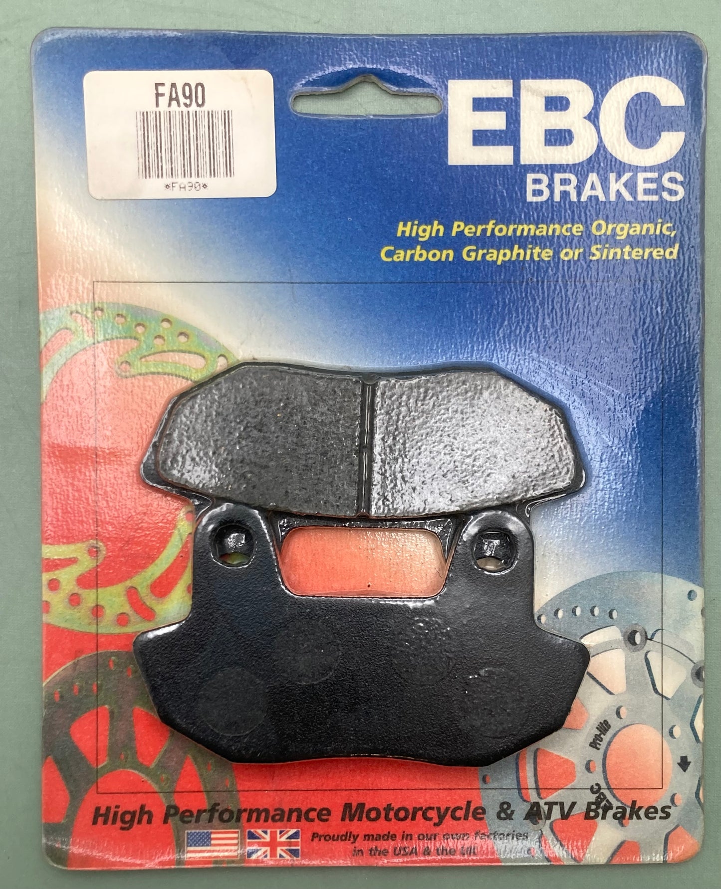 New Genuine EBC FA90 High Performance MC & ATV Sintered Brake Set