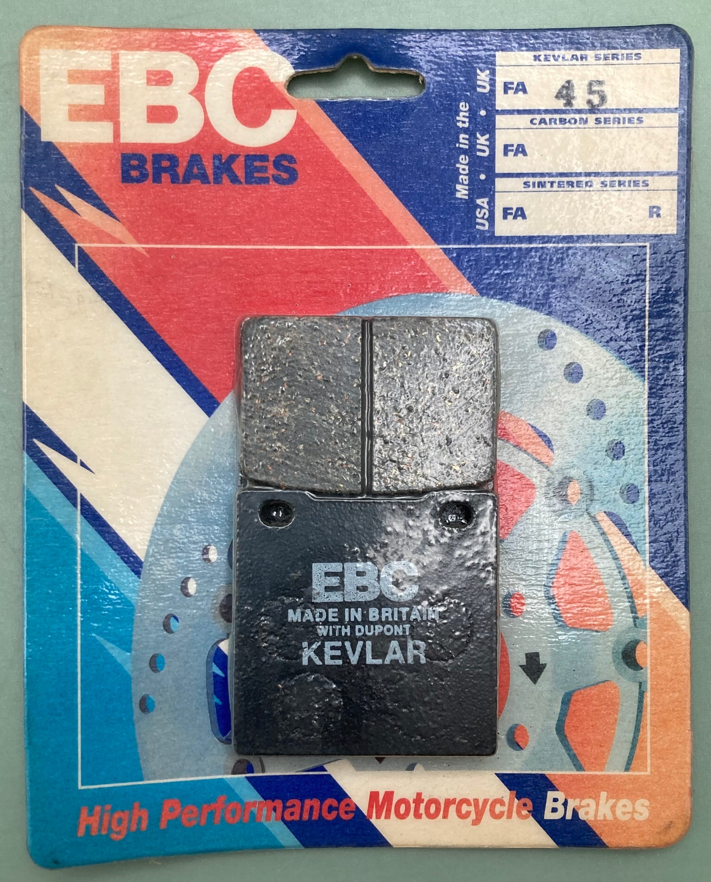 New Genuine EBC FA45 High Performance MC Organic Brake Set