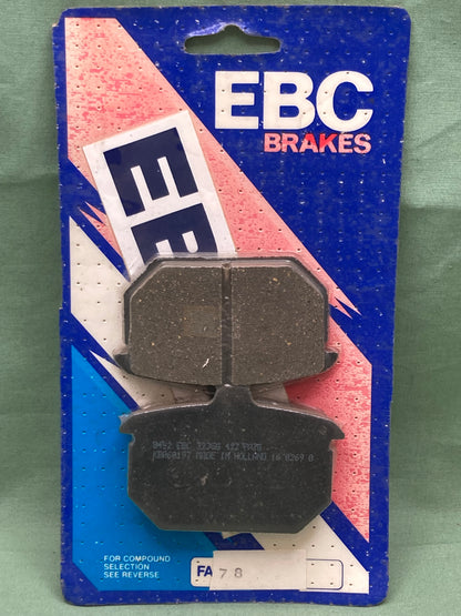 New Genuine EBC FA78 Organic Brake Pad Set MC Harley/Buell