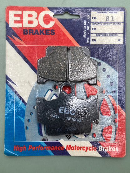 New Genuine EBC FA81 High Performance MC Brake Set Grooved