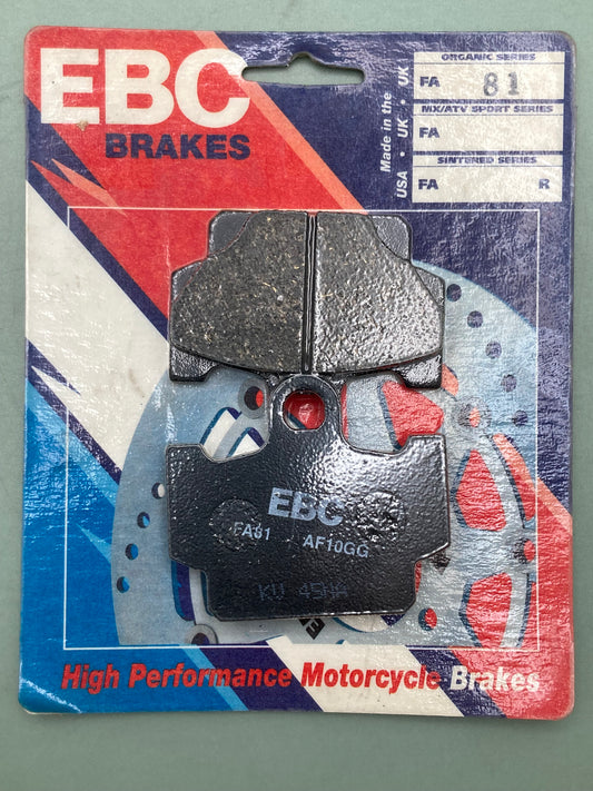 New Genuine EBC FA81 High Performance MC Brake Set Grooved