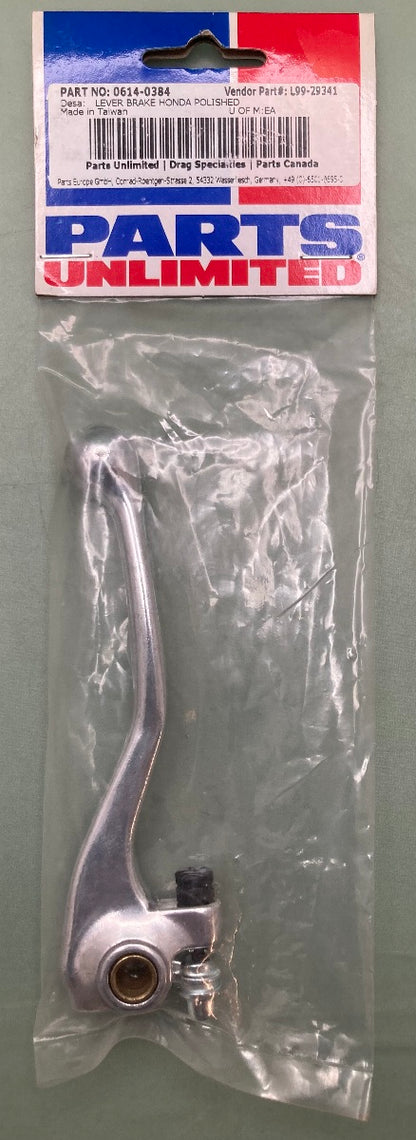 New Genuine Parts Unlimited 0614-0384 Lever Brake Honda Polished