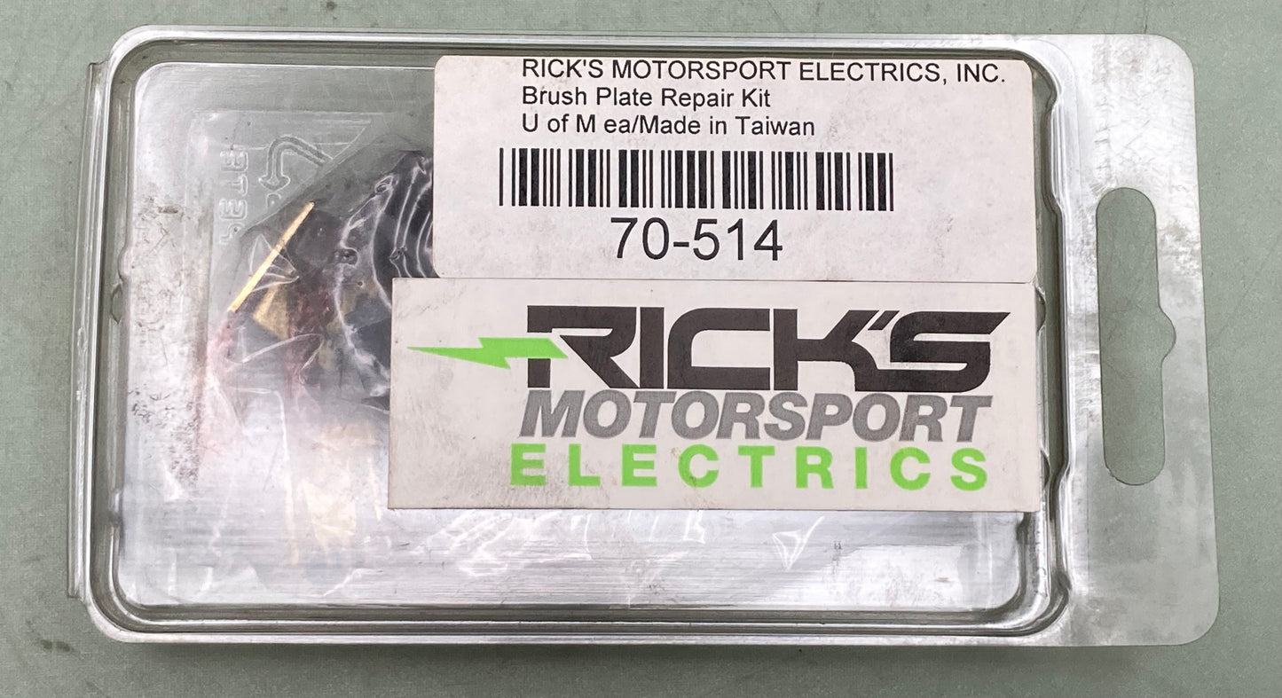 New Genuine Ricks Motorsports 70-514 Starter Brush Plate Repair Kit