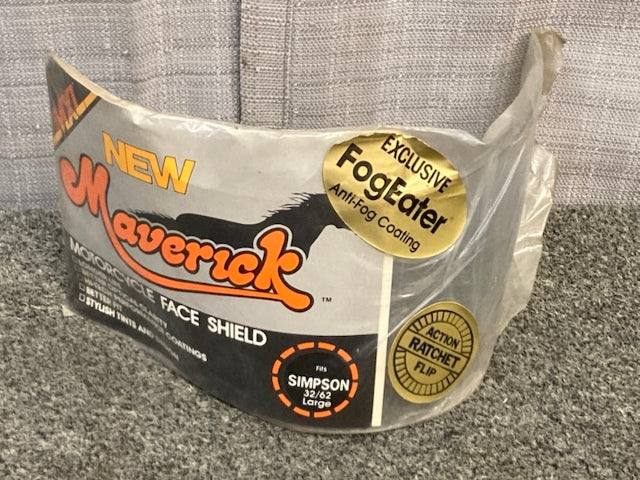 Maverick MXL MC FACE SHIELD CLEAR fits Simpson 32/62 Large New Genuine