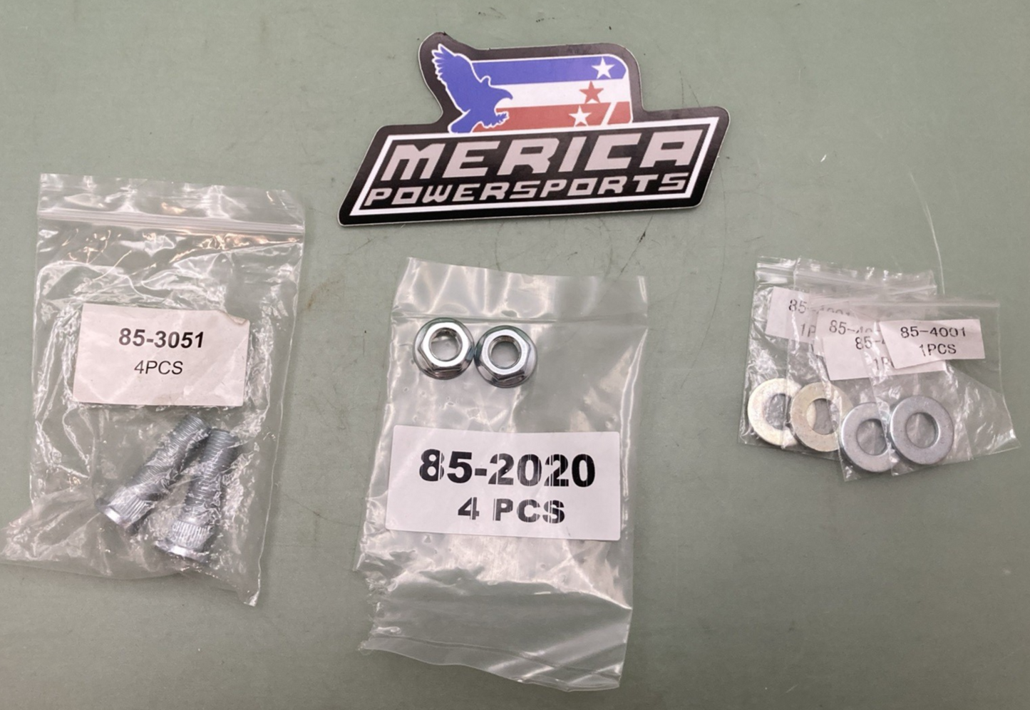 NEW GENUINE MOOSE RACING 0213-0755 Wheel Stud and Nut Kit