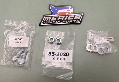 NEW GENUINE MOOSE RACING 0213-0755 Wheel Stud and Nut Kit