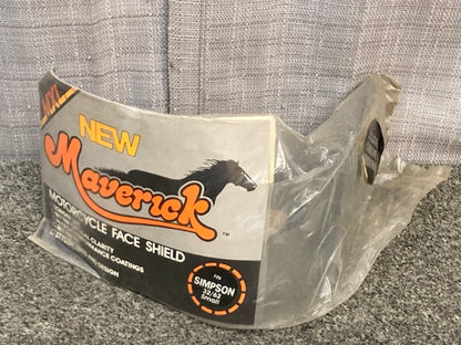Maverick MXL FACE SHIELD CHROME MIRROR fits SIMPSON 32/62 Small New Genuine