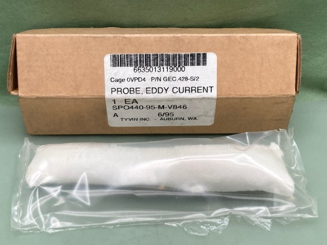 Tyvin Corp GEC.428-S/2 Probe, Eddy Current 6635-01-311-9000 New Genuine