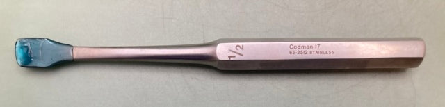 QTY 3 Codman 65-2512  Key Periosteal Elevator, Blade 1/2 New Genuine