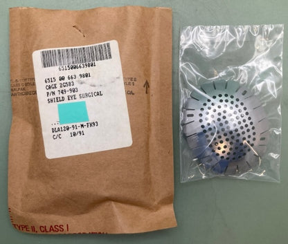 Federal Specifications 6515-00-663-9801 SURGICAL EYE SHIELD 749-903 New Genuine