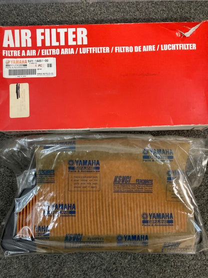 Yamaha 5VY-14451-00 Element, Air, Cleaner New Genuine