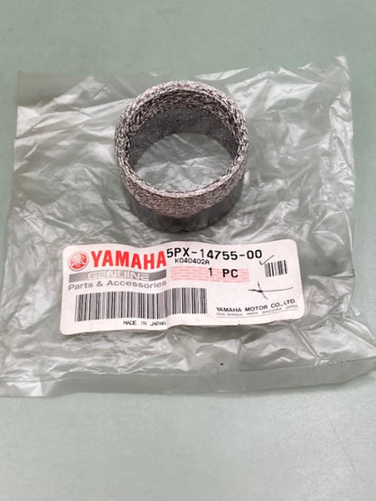 Yamaha 5PX-14755-00 Gasket, Silencer New Genuine
