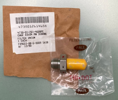 Pall 310086 Filter Union 4730-01-261-4608PE New Genuine