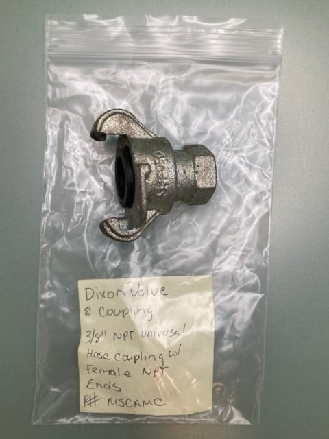 QTY 3 Dixon MSCAMC Valve 3/8" NPT Uni Hose Cpling w Female NPT Ends New Replaces