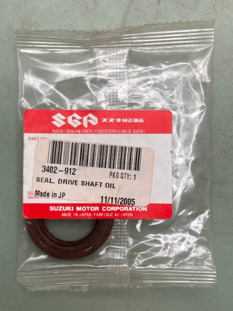 Suzuki 3402-912 SEAL, OIL DRIVESHAFT New Genuine