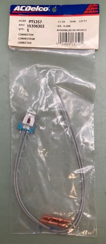 AC Delco GM 15306302 2-Way F Multi-Purpose Wire Connector w Leads New Genuine