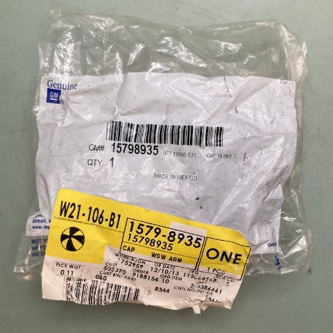 General Motors 15798935 Windshield Wiper Arm Nut Cap New Genuine