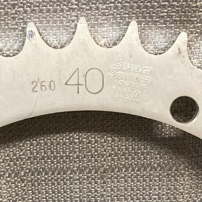 Sprocket Specialist 260-40 Sprocket 40T New Genuine