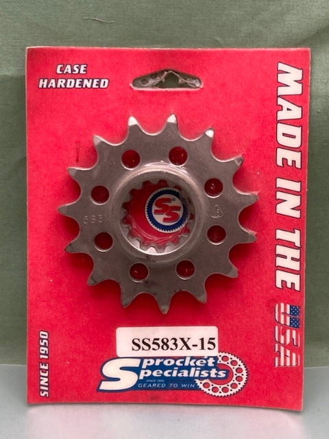 Sprocket Specialists SS583X-15 Front Sprocket Case Hardened 15T New Genuine