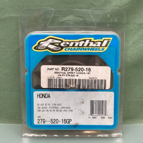 Renthal 279-520-16GP Front Sprocket 16T New Genuine