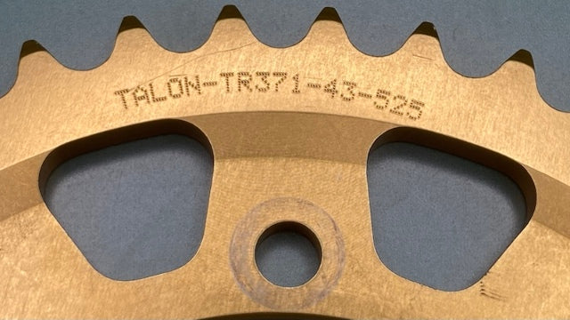 Talon TR371 Rear Sprocket TR371-43-525 New Genuine