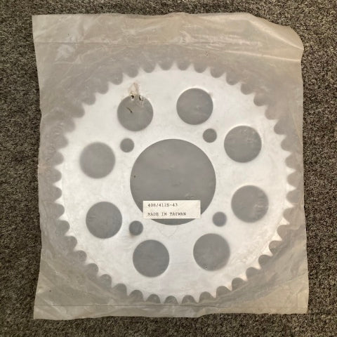 Honda 41201-410-000 Rear Sprocket 43T 408/412S-43 New Replaces