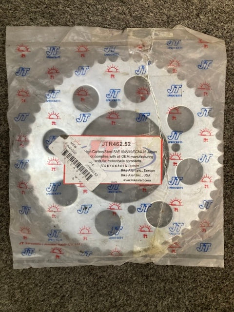 JT Sprockets JTR462-52 Sprocket 52T New Genuine