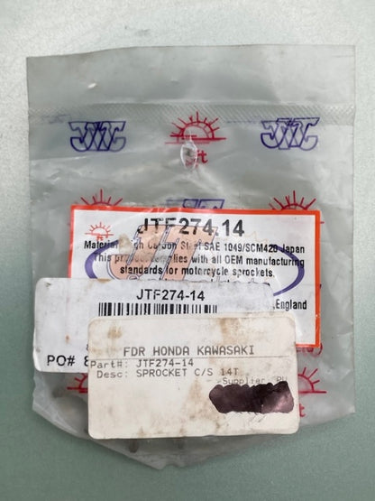 JT Sprockets JTF274.14 Front Sprocket 14T New Genuine