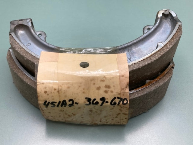 Honda 451A2-369-670 Shoe Set Brake 06450-369-405 New Replaces