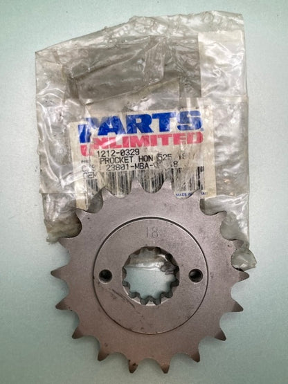 Parts Unlimited 1212-0329 Countershaft Sprocket 18T New Genuine