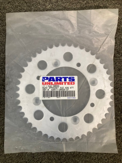 Parts Unlimited K22-3803S Sprocket 47T 64511-20920-47 New Genuine