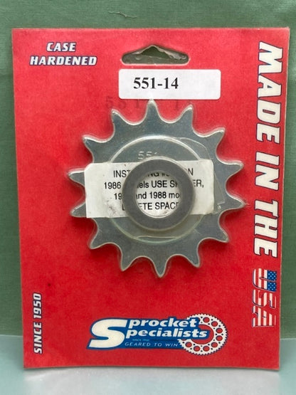 Sprocket Specialist 551-14 Sprocket 14T New Genuine