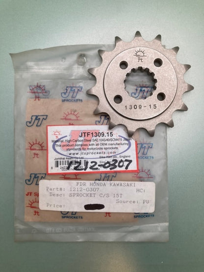 JT Sprockets JTF1309-15 Sprocket 15T 1212-0307 New Genuine