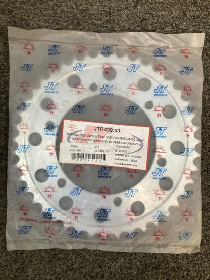 JT Sprockets JTR499.43 Rear Sprocket 43T New Genuine