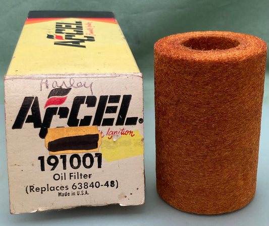New Genuine Accel 191001 Oil Filter 63840-48