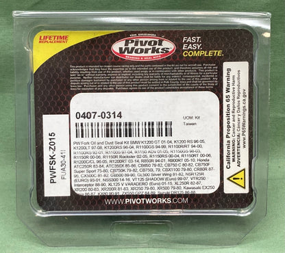 New Genuine Pivot Works 0407-0314 Fork Seal Kit