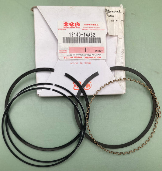New Genuine Suzuki 12140-14A32 Piston Ring Set 12140-14A31