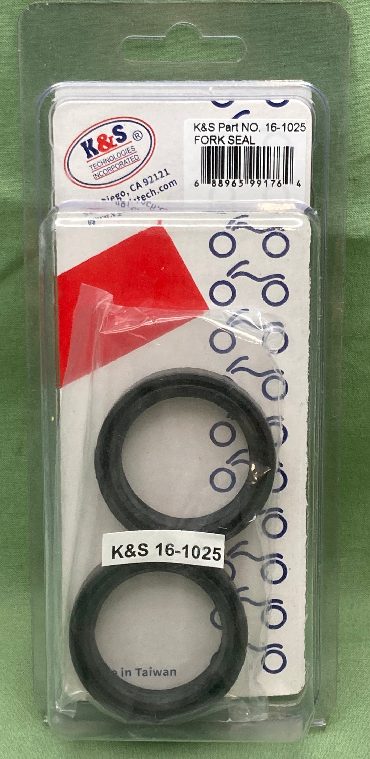 New Genuine K&S 16-1025 Fork Seal Set