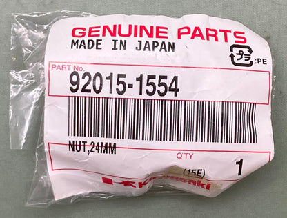 New Genuine Kawasaki 92015-1554 Nut 24MM
