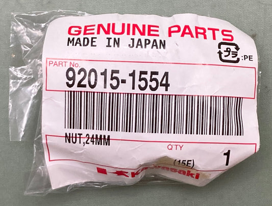 New Genuine Kawasaki 92015-1554 Nut 24MM