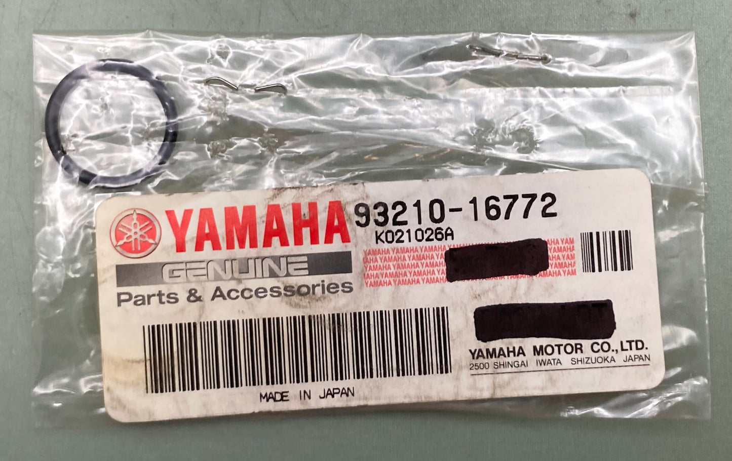 Qty 3 New Genuine Yamaha 93210-16772 O-Ring (M124)